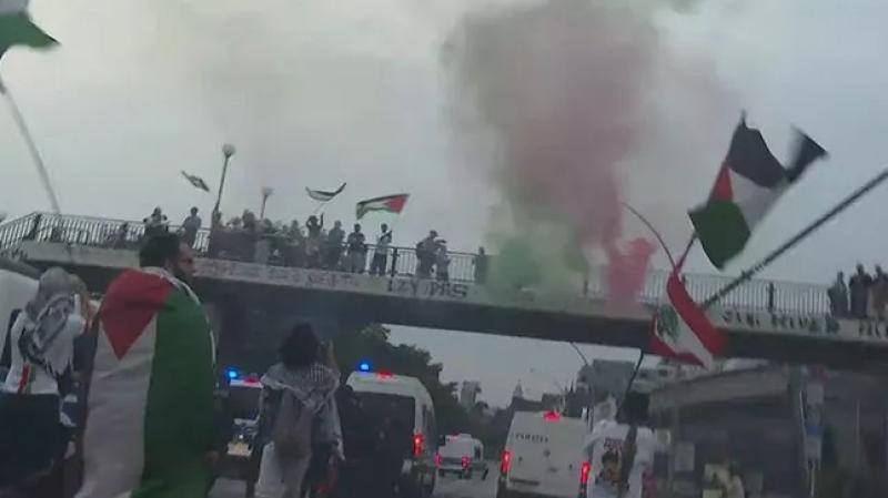 Pro-Palästina-Demo und Fridays for Future ziehen durch die City