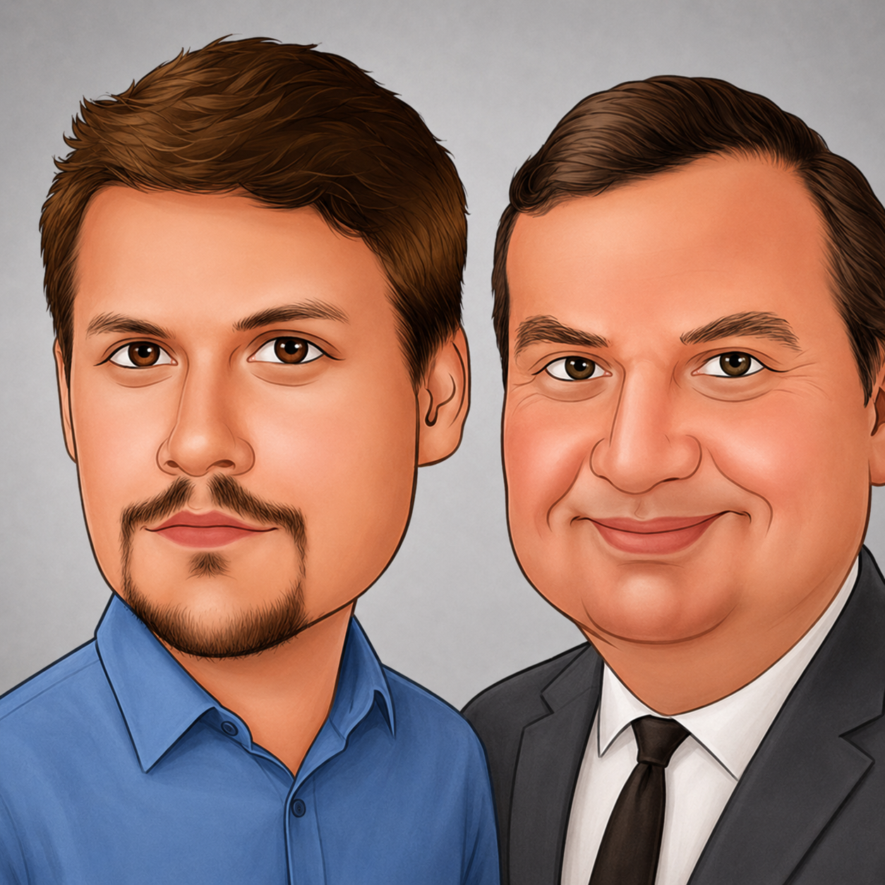 Moderatorenbild Ted + Felix