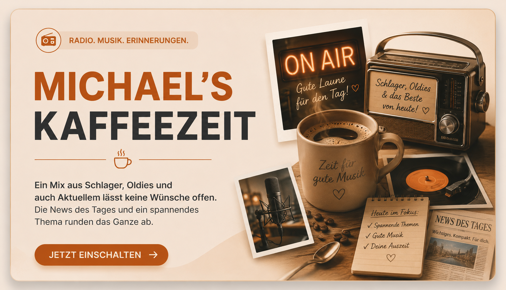 Sendungsbild Michaels Kaffeezeit